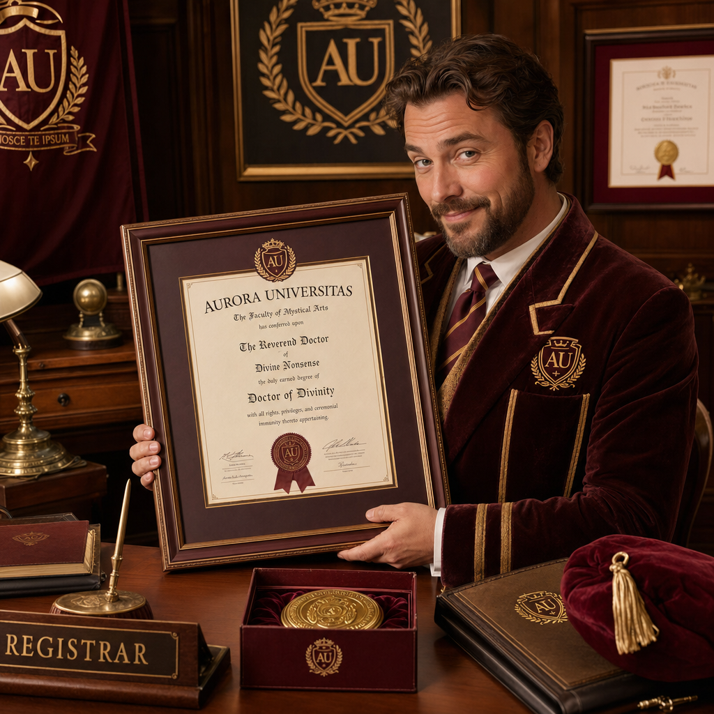 Officially Ordained Asshole - Framed — Asshole University